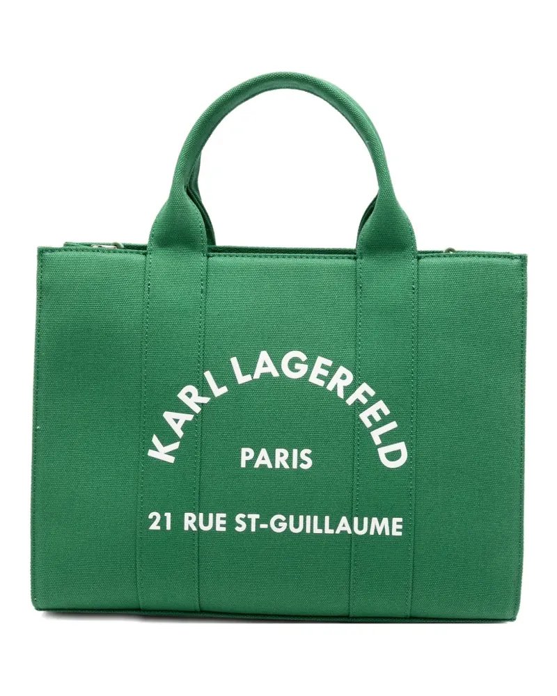 Karl Lagerfeld logo-print tote bag - Grün Grün