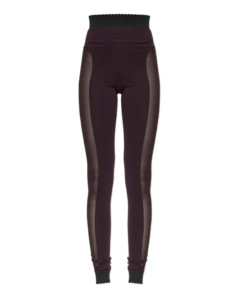 ATTICO Leggings mit Sheer-Effekt - Violett Violett