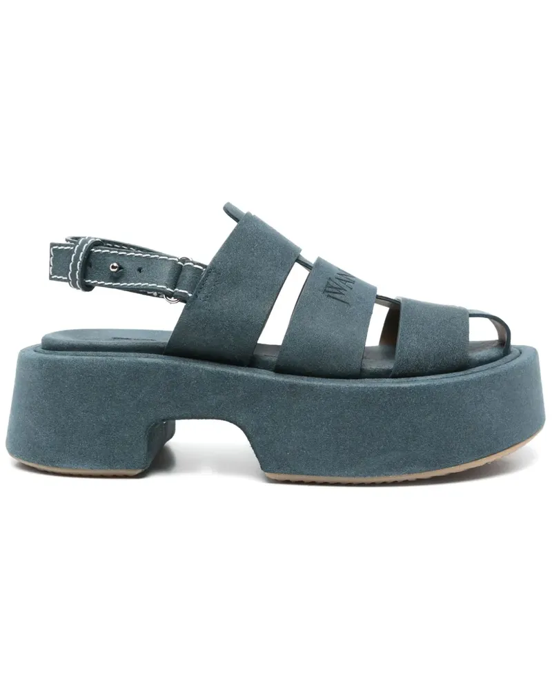 J.W.Anderson Sandalen aus Leder - Blau Blau