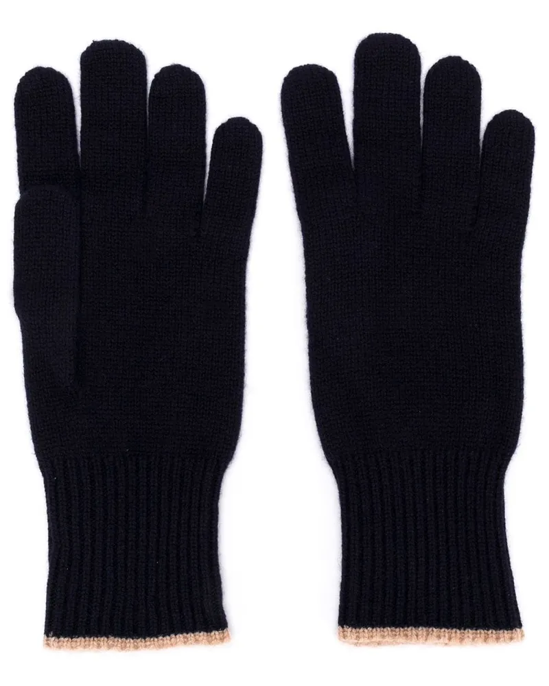 Brunello Cucinelli Handschuhe aus Kaschmir - Blau Blau