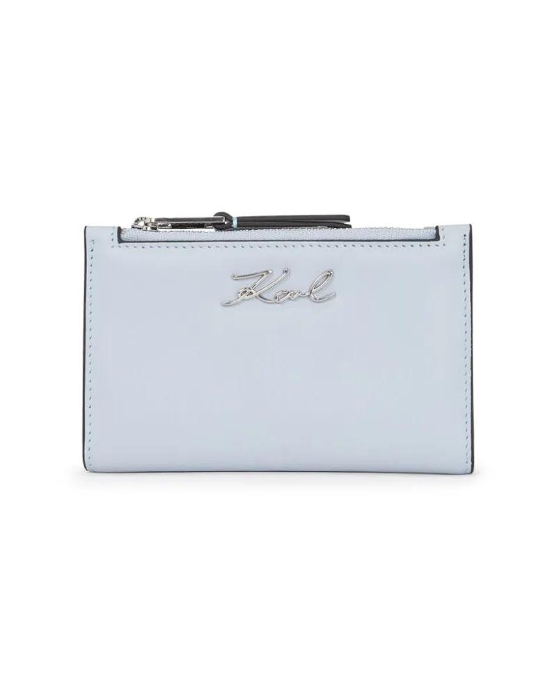 Karl Lagerfeld Signature Portemonnaie - Blau Blau