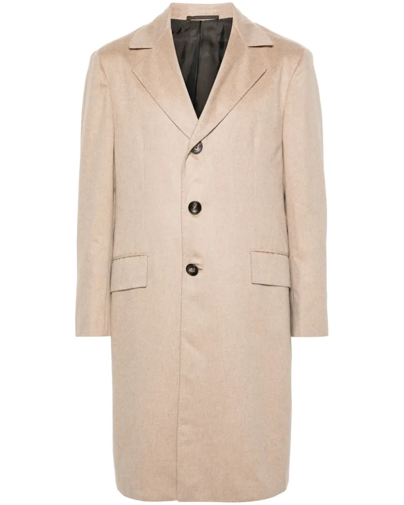 Kiton Mantel aus Kaschmir - Nude Nude