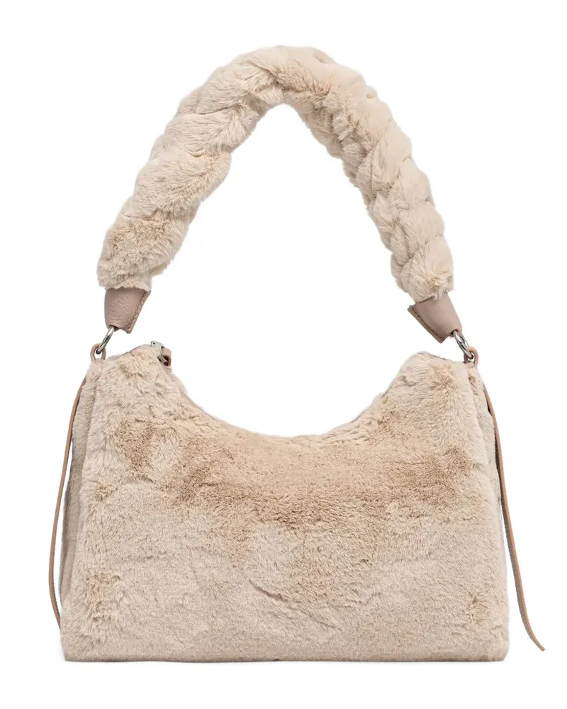 Coccinelle small Boheme shoulder bag - Nude Nude