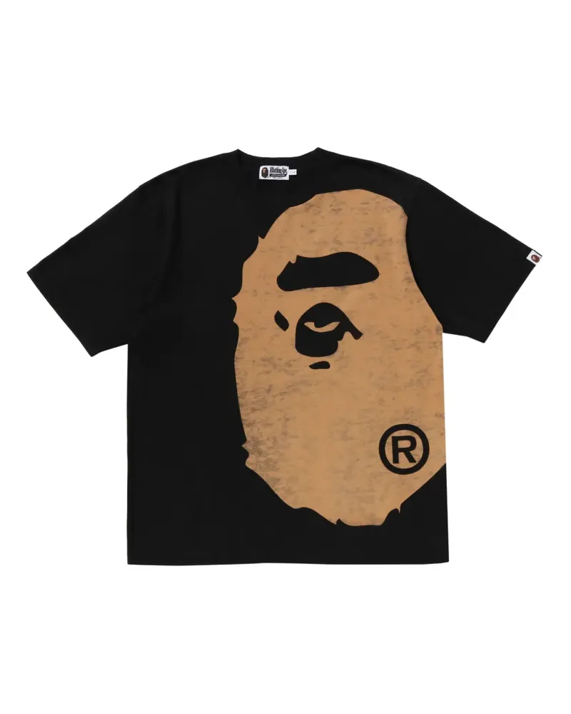 BAPE Ape Head T-Shirt - Schwarz Schwarz