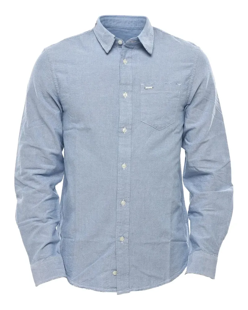 Diesel S-Benny-Out-Ox Hemd mit Tasche - Blau Blau
