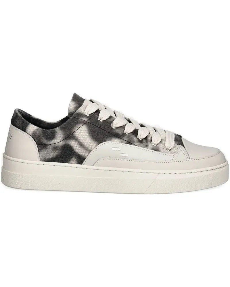 Filling Pieces Riviera Sneakers mit Batikmuster - Schwarz Schwarz