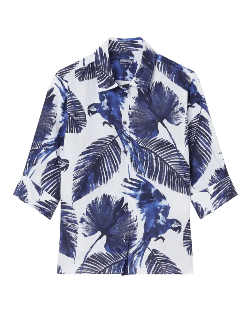 Vilebrequin Laurane Papagaio linen shirt - Weiß Weiß