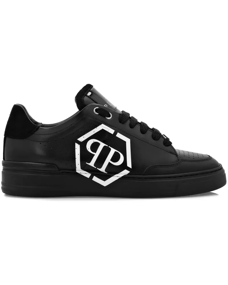 Philipp Plein Hexagon Sneakers - Schwarz Schwarz