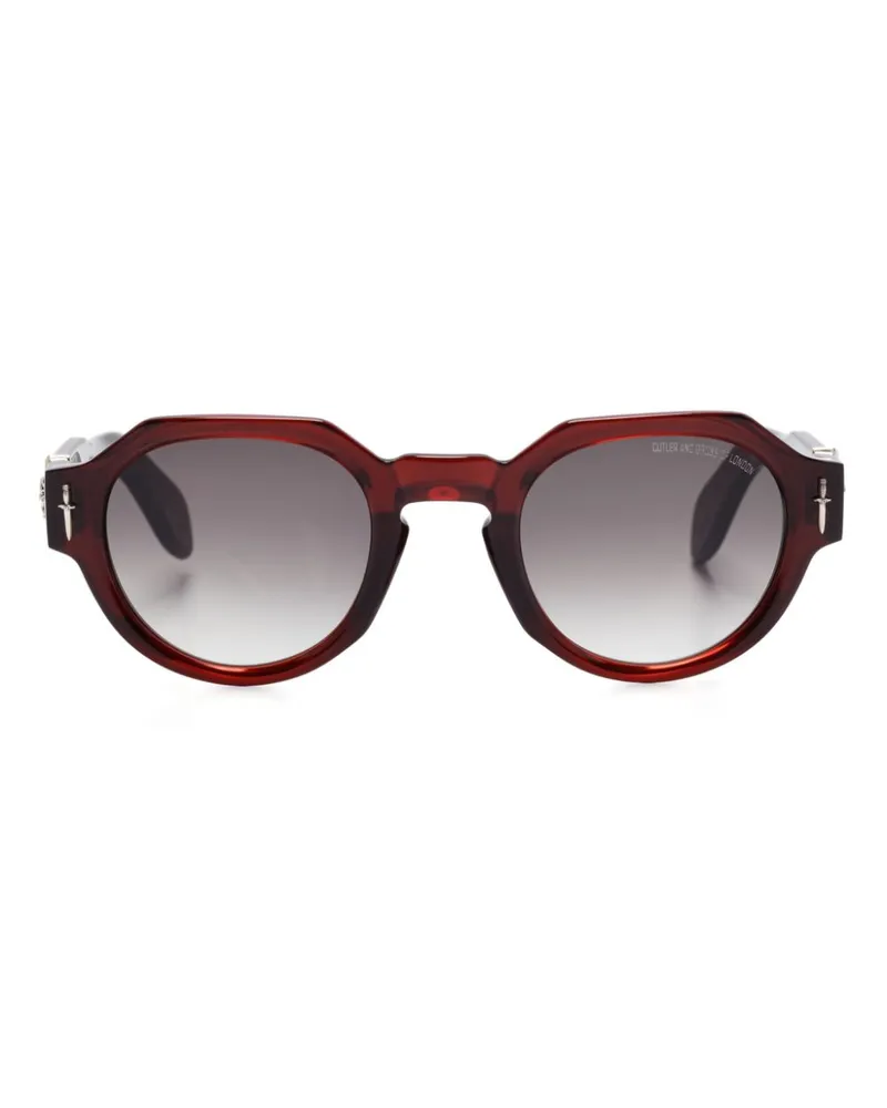 Cutler and Gross x The Great Frog Lucky Diamond Sonnenbrille - Rot Rot