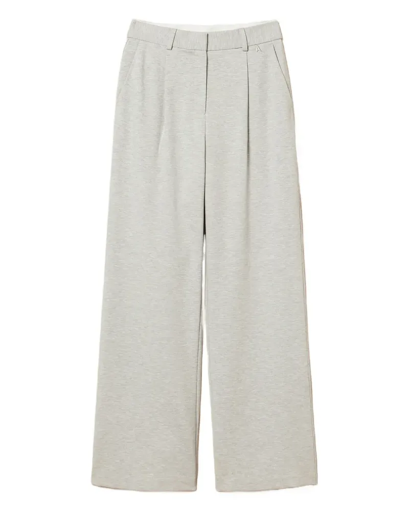 Twin-Set Hose mit Gürtelschlaufen - Grau Grau
