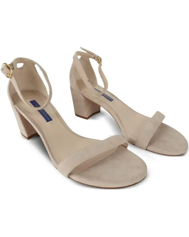 Stuart Weitzman Pumps aus Wildleder 65mm - Nude Nude
