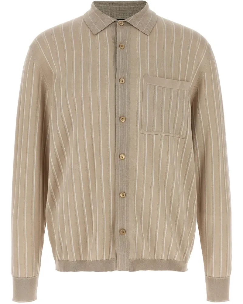 Brioni Gestricktes Hemd - Nude Nude