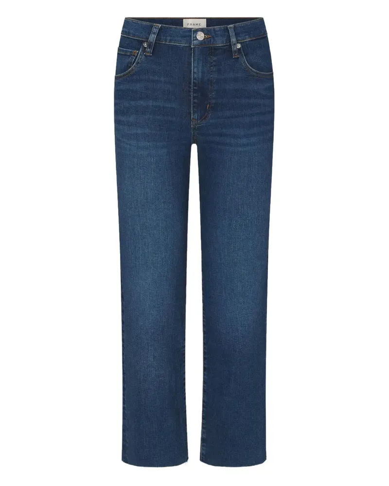 Frame Denim The Mellow frayed jeans - Blau Blau