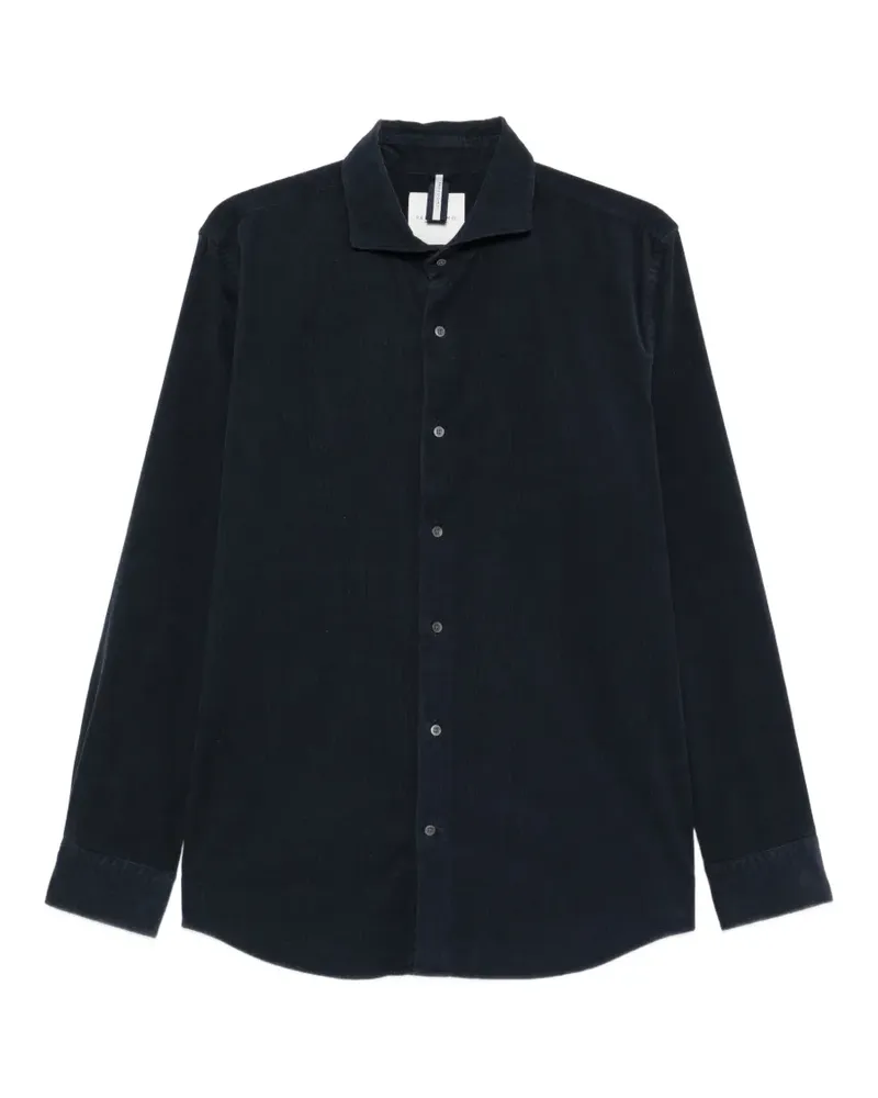 Profuomo corduroy shirt - Blau Blau