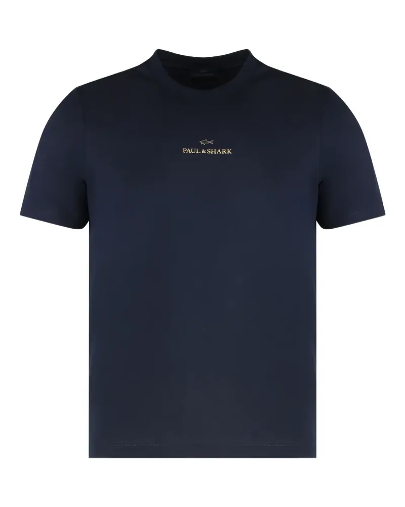 Paul & Shark T-Shirt mit rundem Ausschnitt - Blau Blau