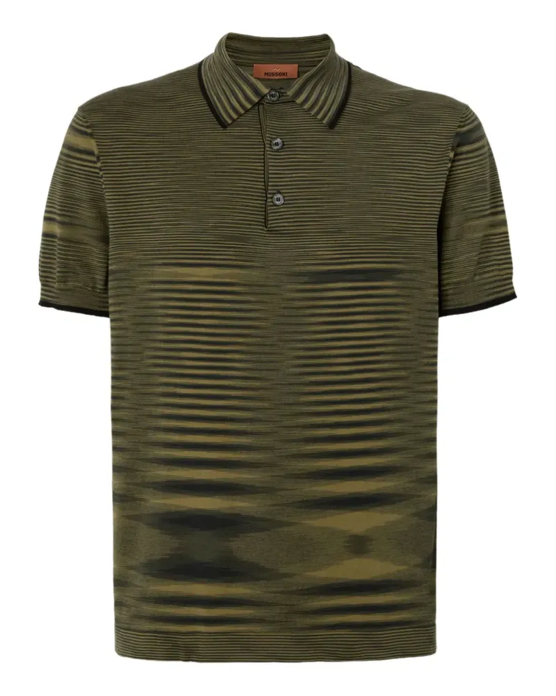 Missoni Klassisches Poloshirt - Grün Grün
