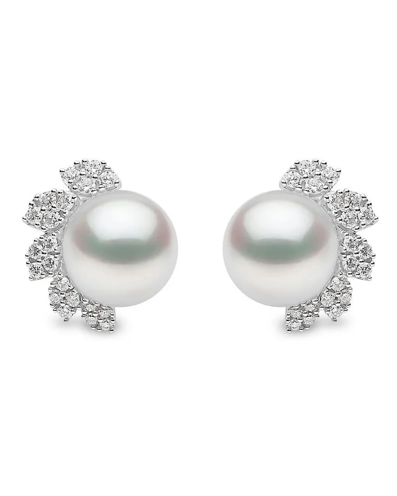 YOKO London 18kt 'Trend' Goldohrringe mit Diamanten - Silber Silber