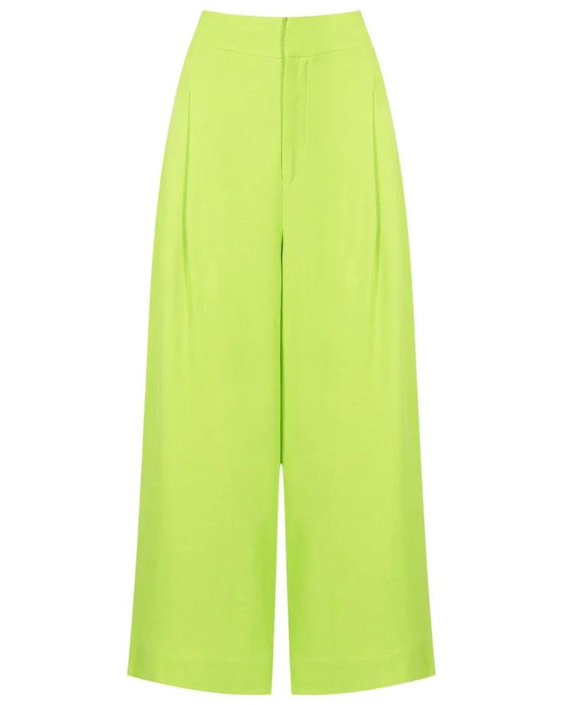 Lenny Niemeyer Cropped-Hose mit weitem Bein - Grün Grün
