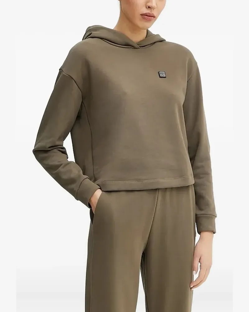 Armani Exchange Hoodie mit Logo-Schild - Grün Grün