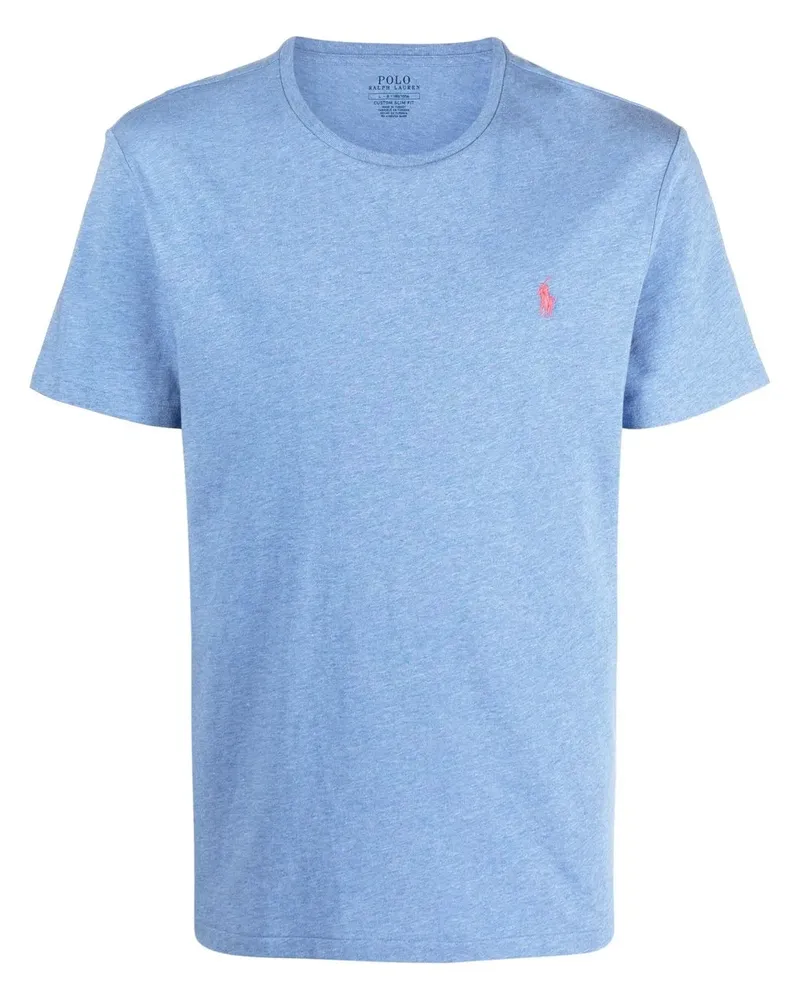 Ralph Lauren T-Shirt mit Polo Pony - Blau Blau