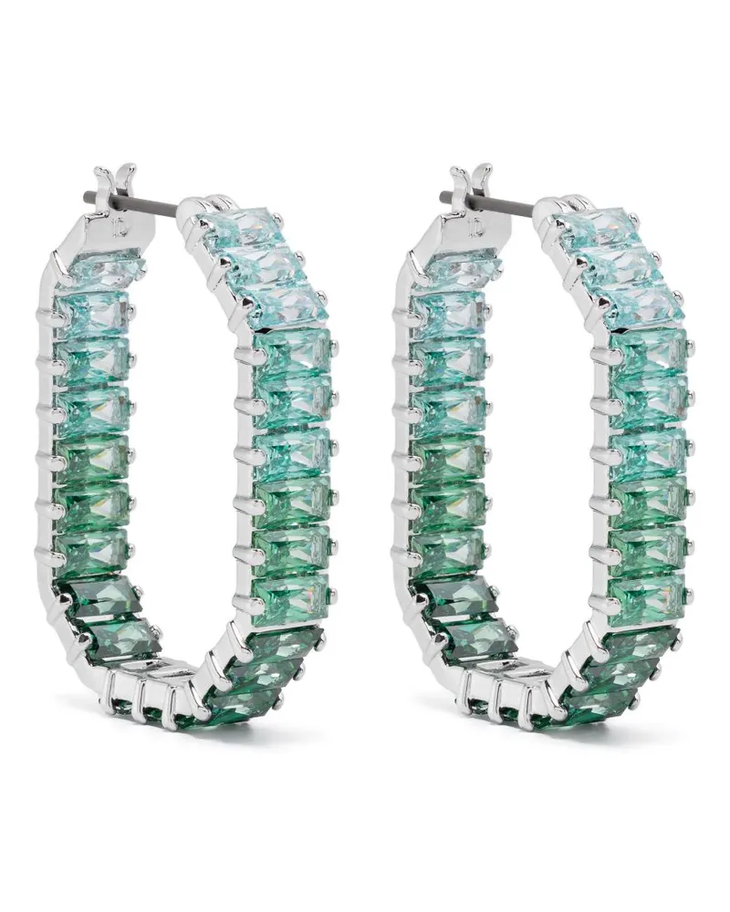 Swarovski Matrix Ohrringe - Grün Grün