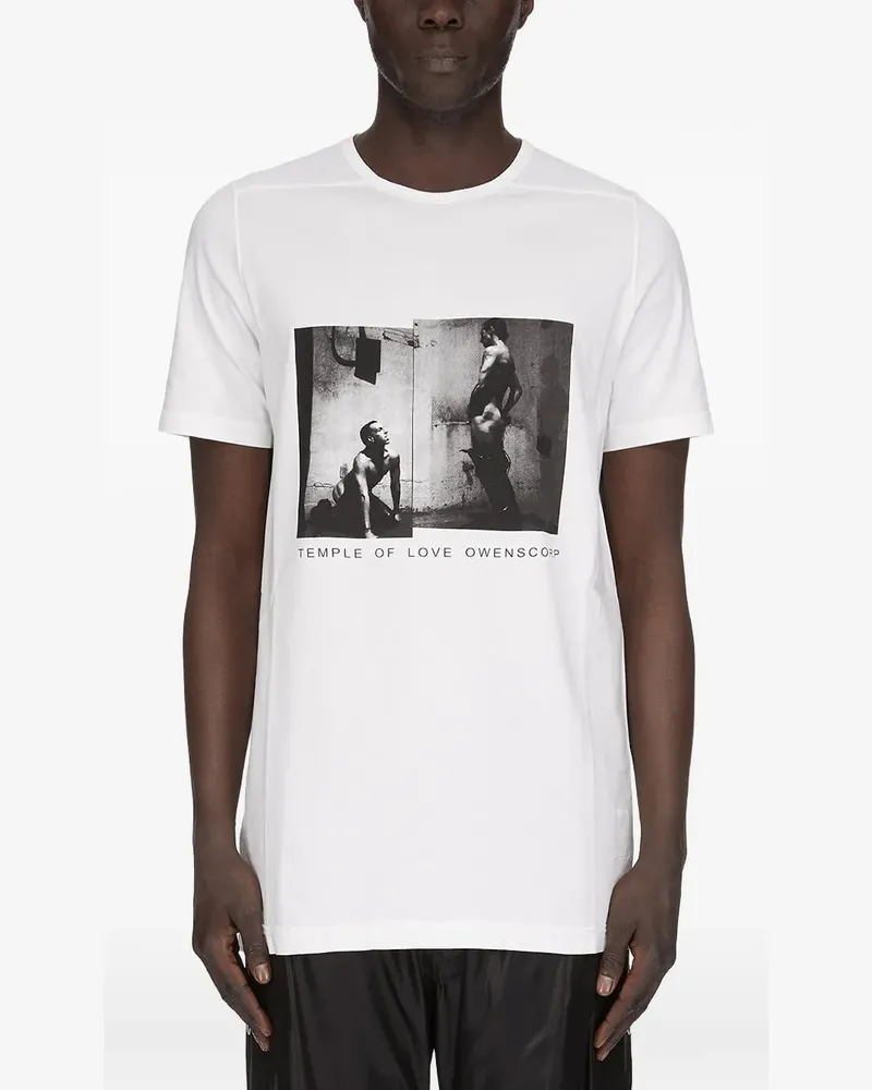 DRKSHDW by Rick Owens T-Shirt mit grafischem Print - Weiß Weiß