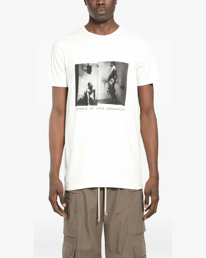 DRKSHDW by Rick Owens T-Shirt mit grafischem Print - Weiß Weiß