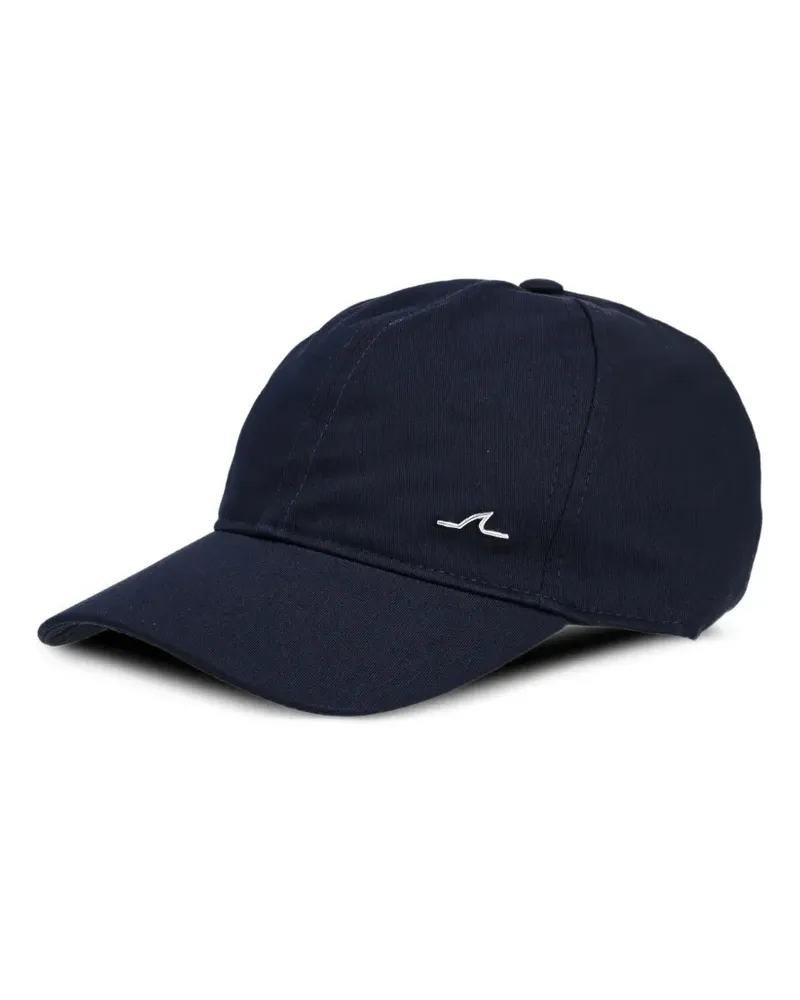 Paul & Shark Baseballkappe mit Logo-Schild - Blau Blau