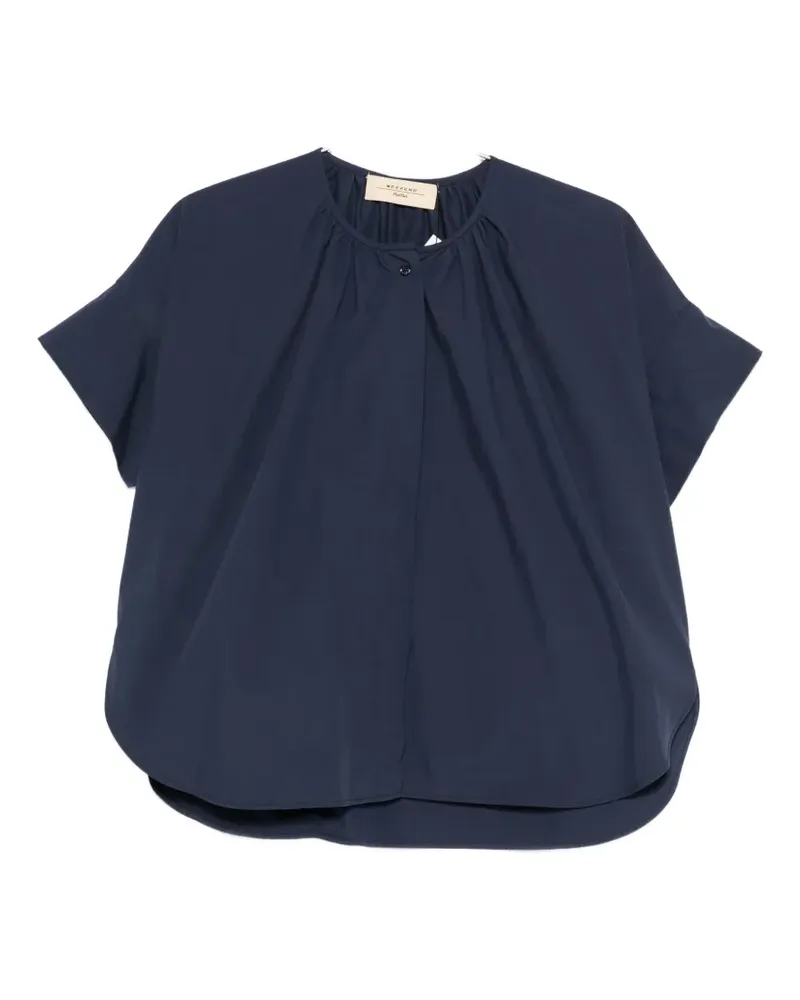Max Mara round-neck shirt - Blau Blau