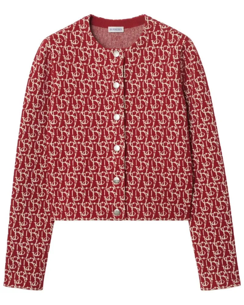 Burberry Jacke mit Logo - Rot Rot