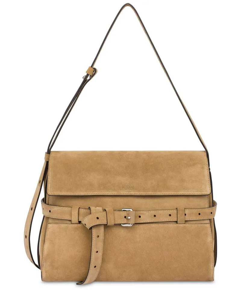 Moschino Tie Me Schultertasche - Nude Nude