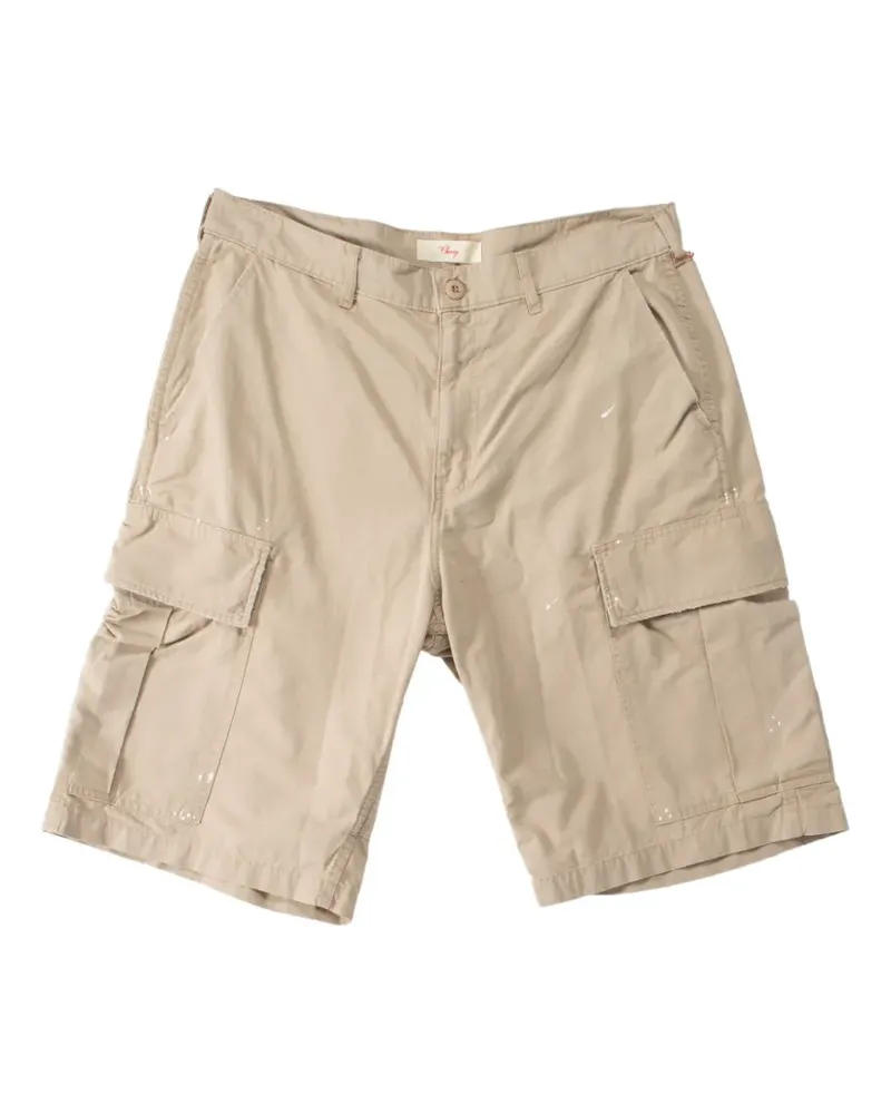 CHERRY LA Cargo-Shorts mit Farbklecks-Print - Nude Nude