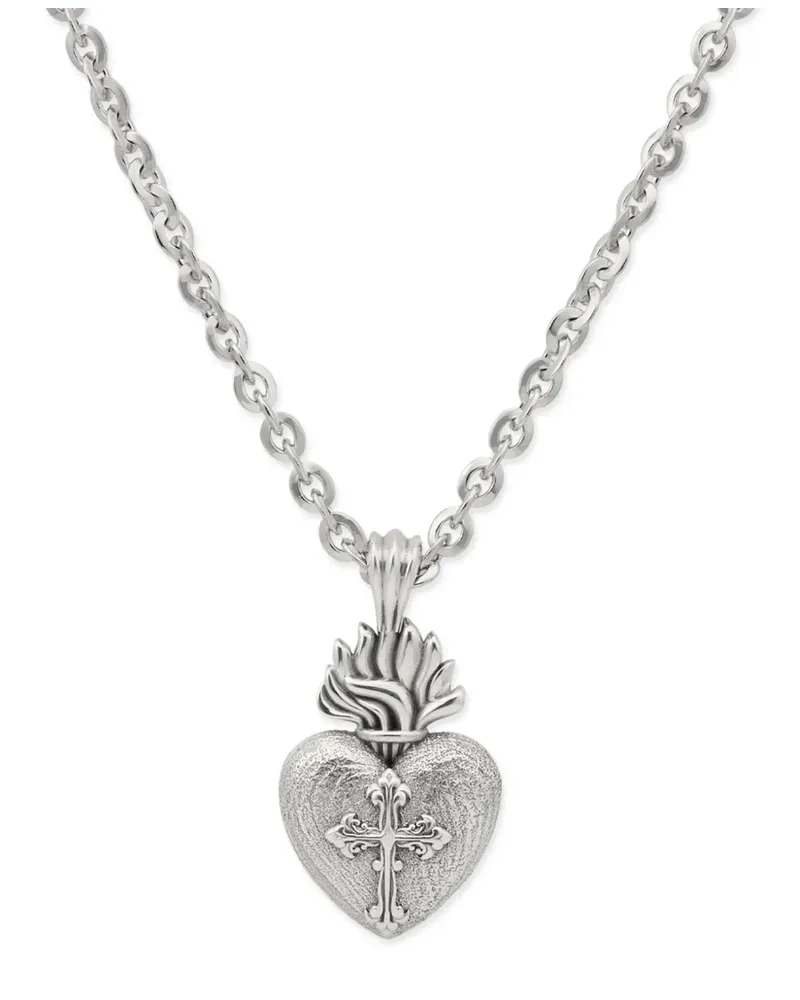 Emanuele Bicocchi Sacred Heart Halskette - Silber Silber