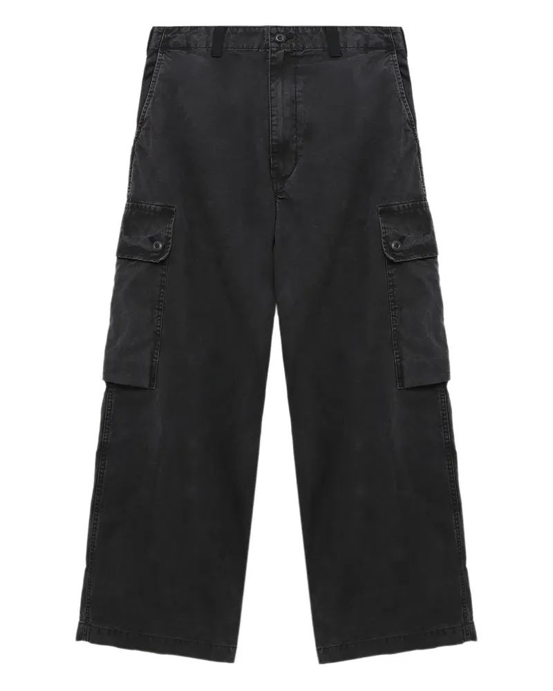 Comme des Garçons Hose mit aufgesetzten Taschen - Schwarz Schwarz