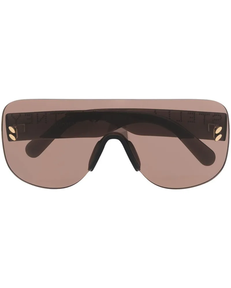 Stella McCartney Verzierte Sonnenbrille Braun