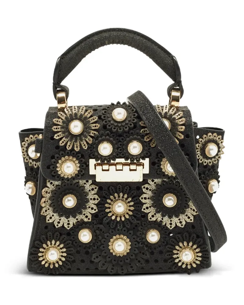 Zac Posen Eartha Handtasche mit Kunstperlen - Schwarz Schwarz