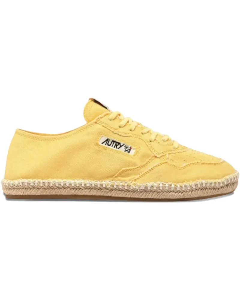 AUTRY Espadrille-Schuhe aus Canvas - Gelb Gelb