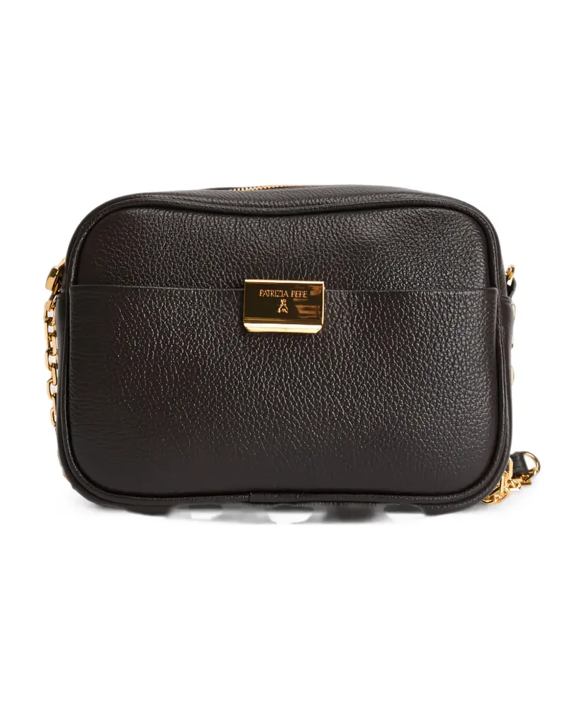 Patrizia Pepe All Day Mini-Tasche mit Logo-Schild - Braun Braun