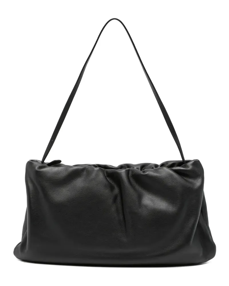 The Row leather shoulder bag - Schwarz Schwarz