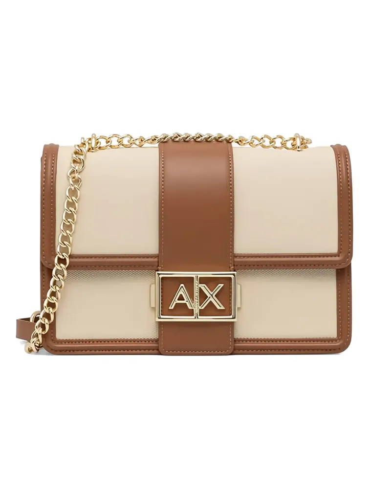 Armani Exchange chain detail cross body bag - Nude Nude