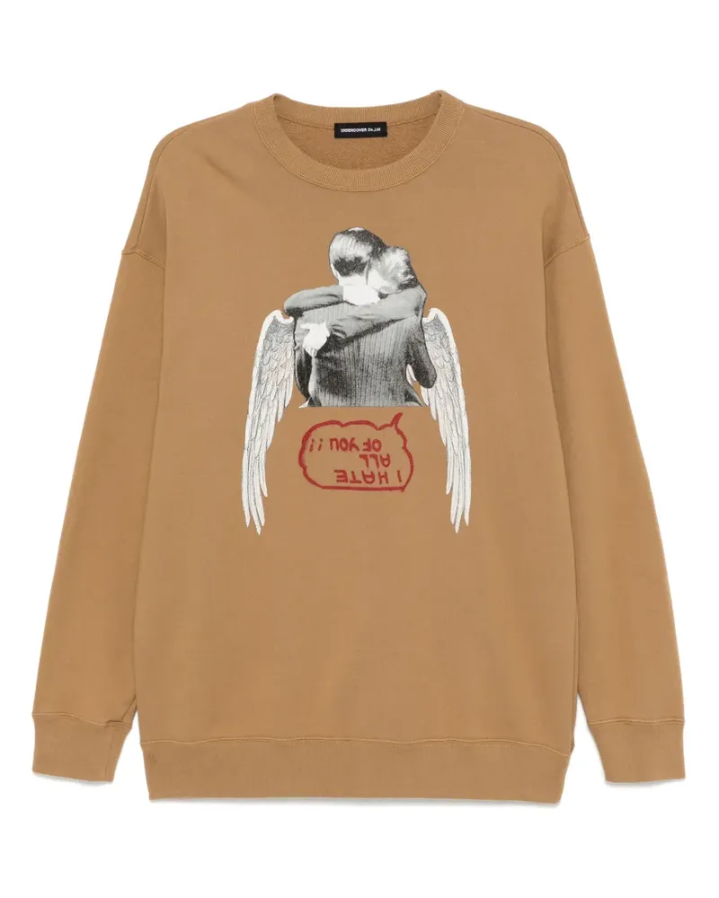 Undercover Sweatshirt mit Print - Braun Braun