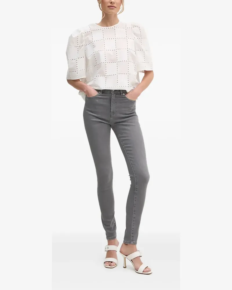 IVY & OAK Oberteil mit Puffärmeln - Weiß Weiß