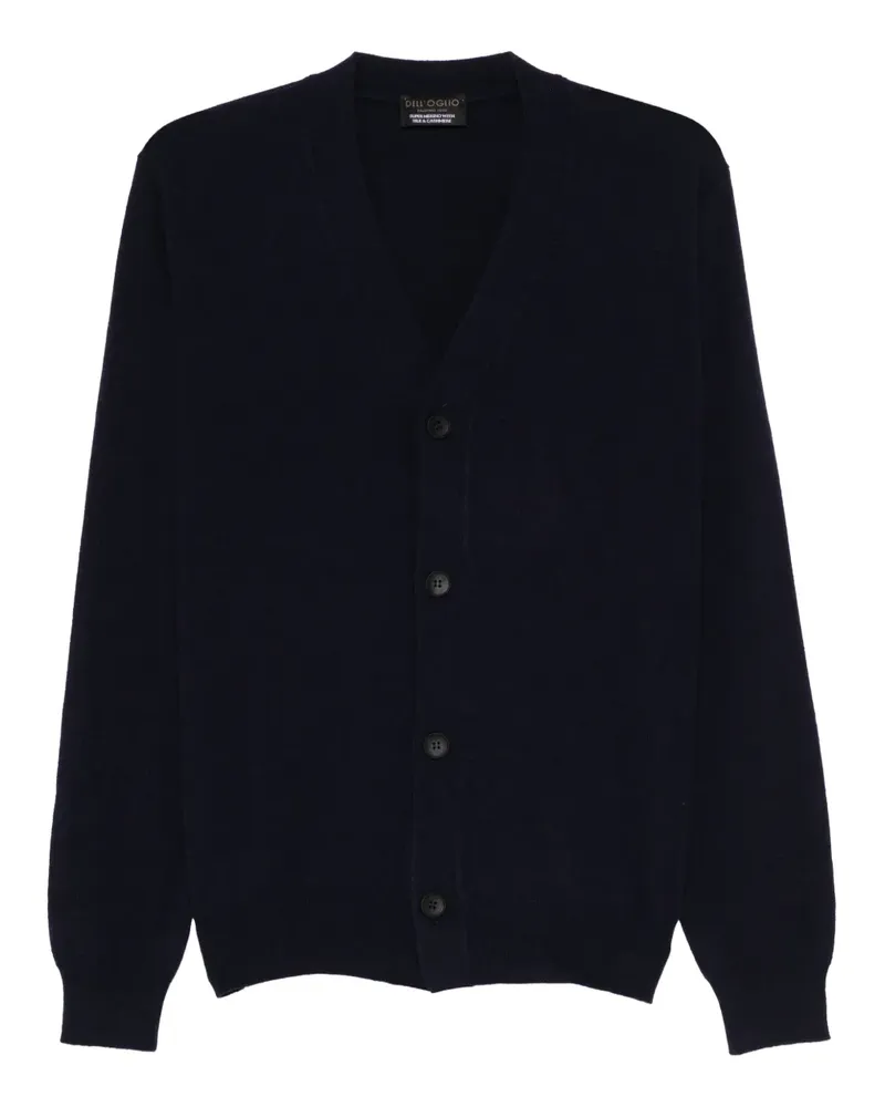 Dell'oglio Geknöpfter Cardigan - Blau Blau