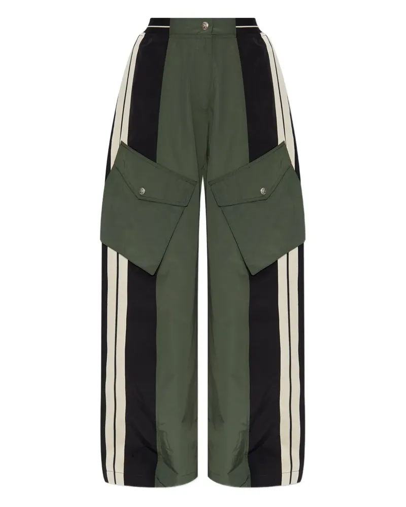 Palm Angels Hose mit geradem Schnitt - Grün Grün