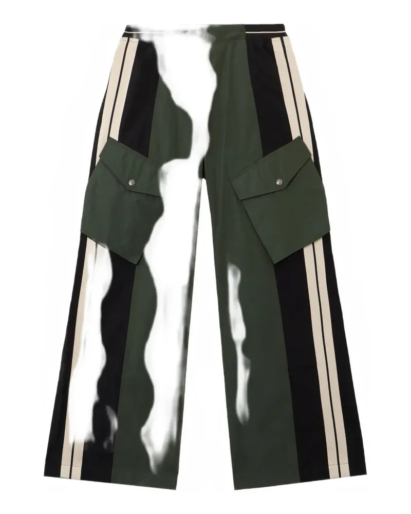 Palm Angels Hose mit geradem Schnitt - Grün Grün