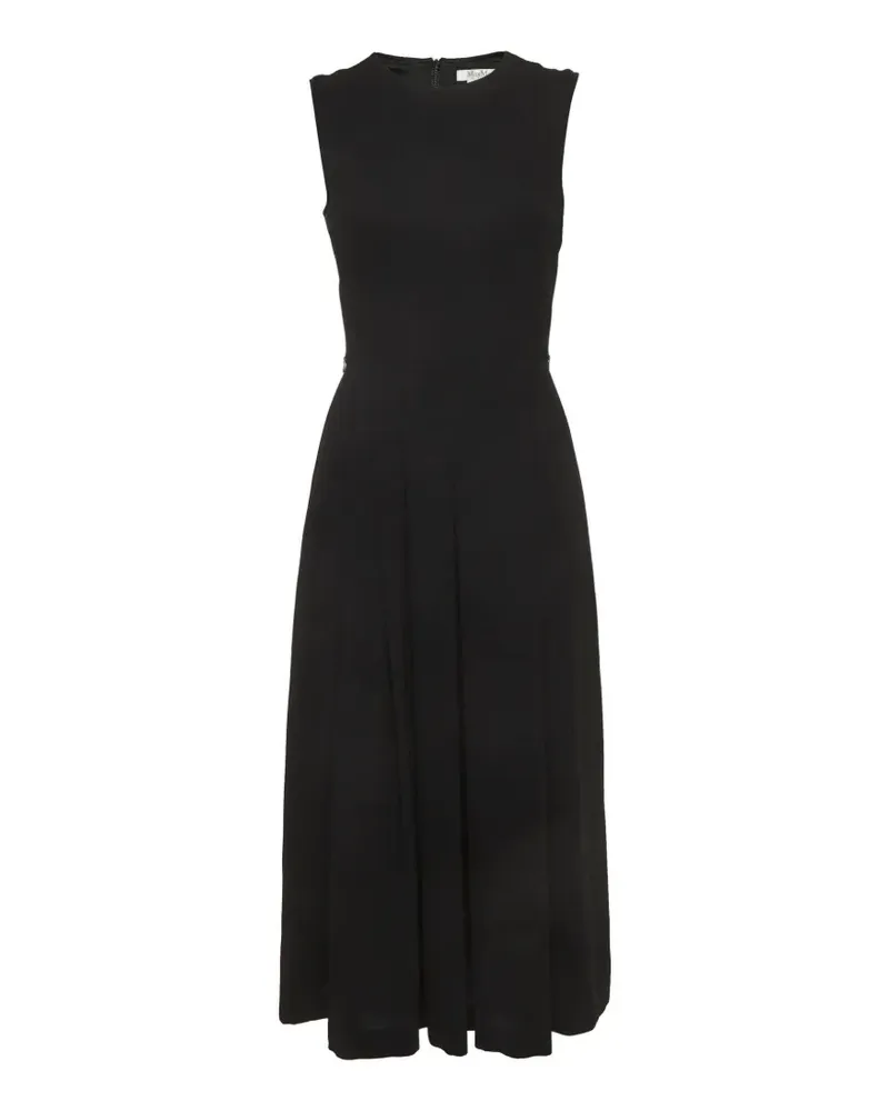 Max Mara flared maxi dress - Schwarz Schwarz