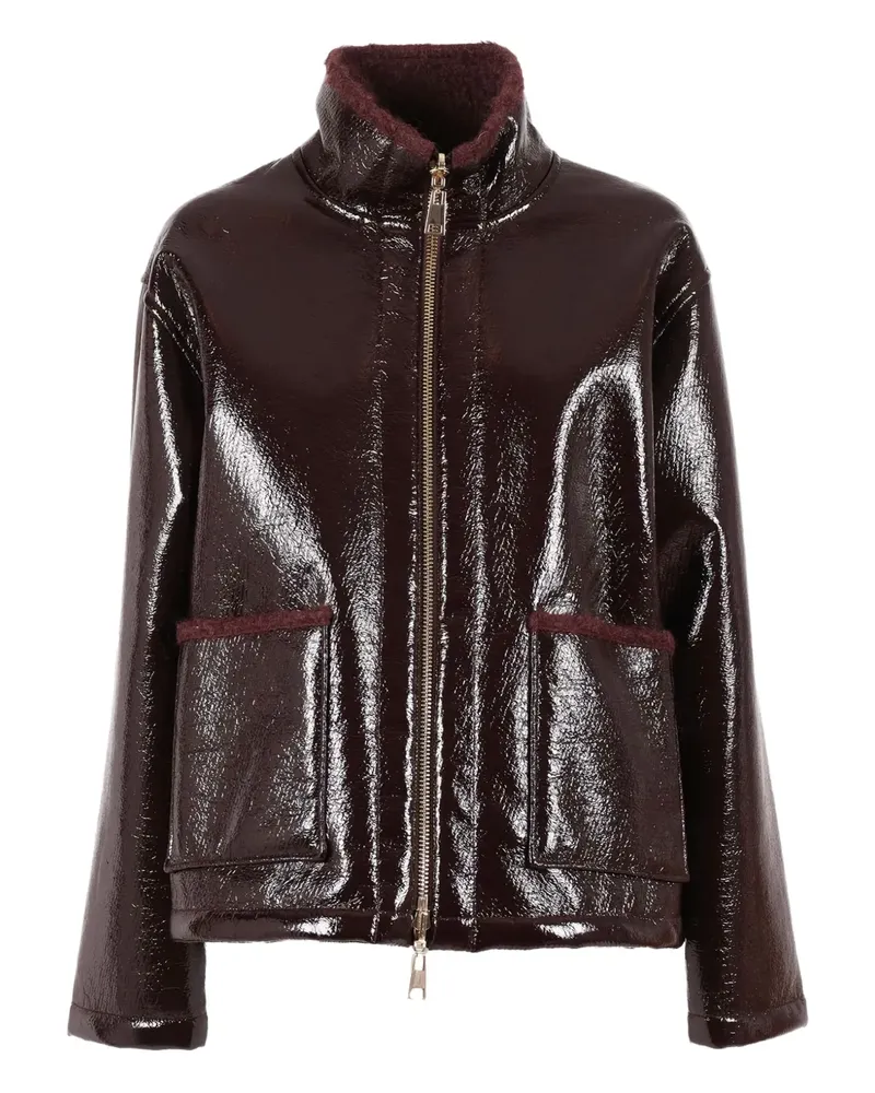 Lorena Antoniazzi Jacke mit Stehkragen - Rot Rot