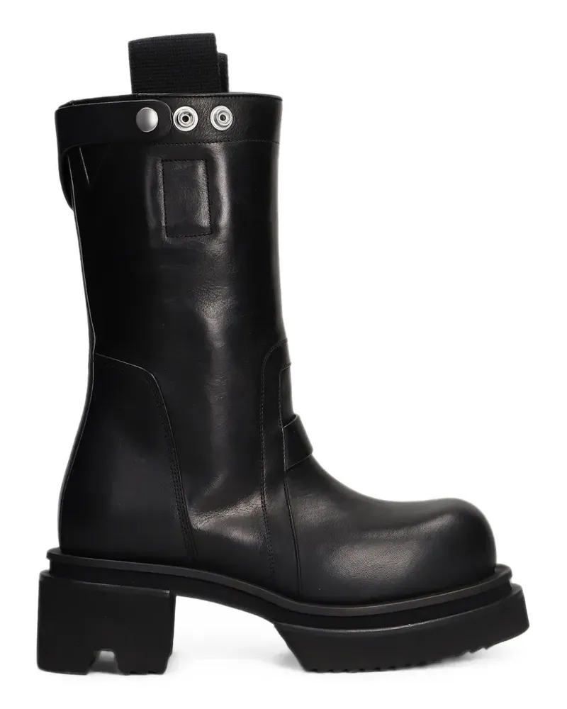 Rick Owens platform leather boots - Schwarz Schwarz