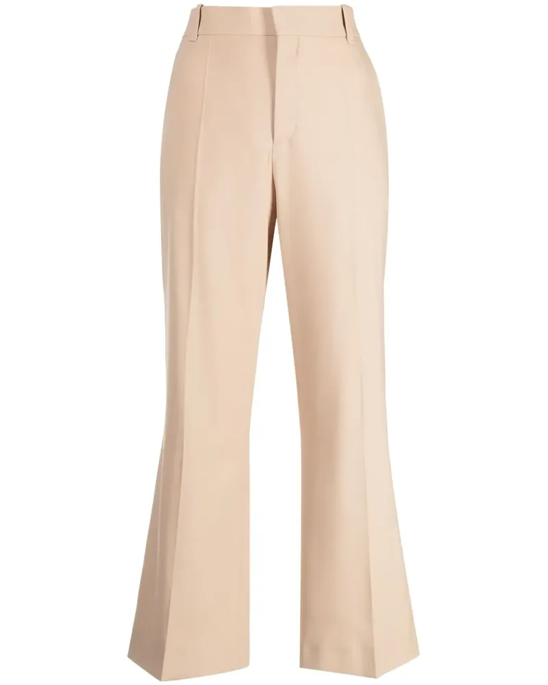 Chloé Cropped-Hose mit ausgestelltem Bein - Braun Braun