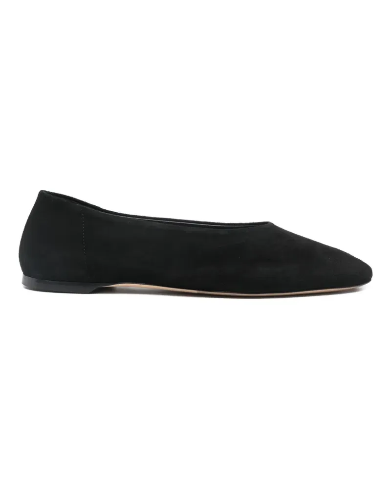 Totême suede ballerina shoes - Schwarz Schwarz